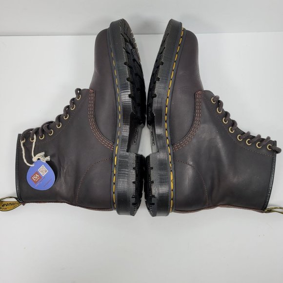 Dr. Martens 1460 Men's Wintergrip Leather Boots Cocoa 24038 US Size 10 NWB - Picture 9 of 12